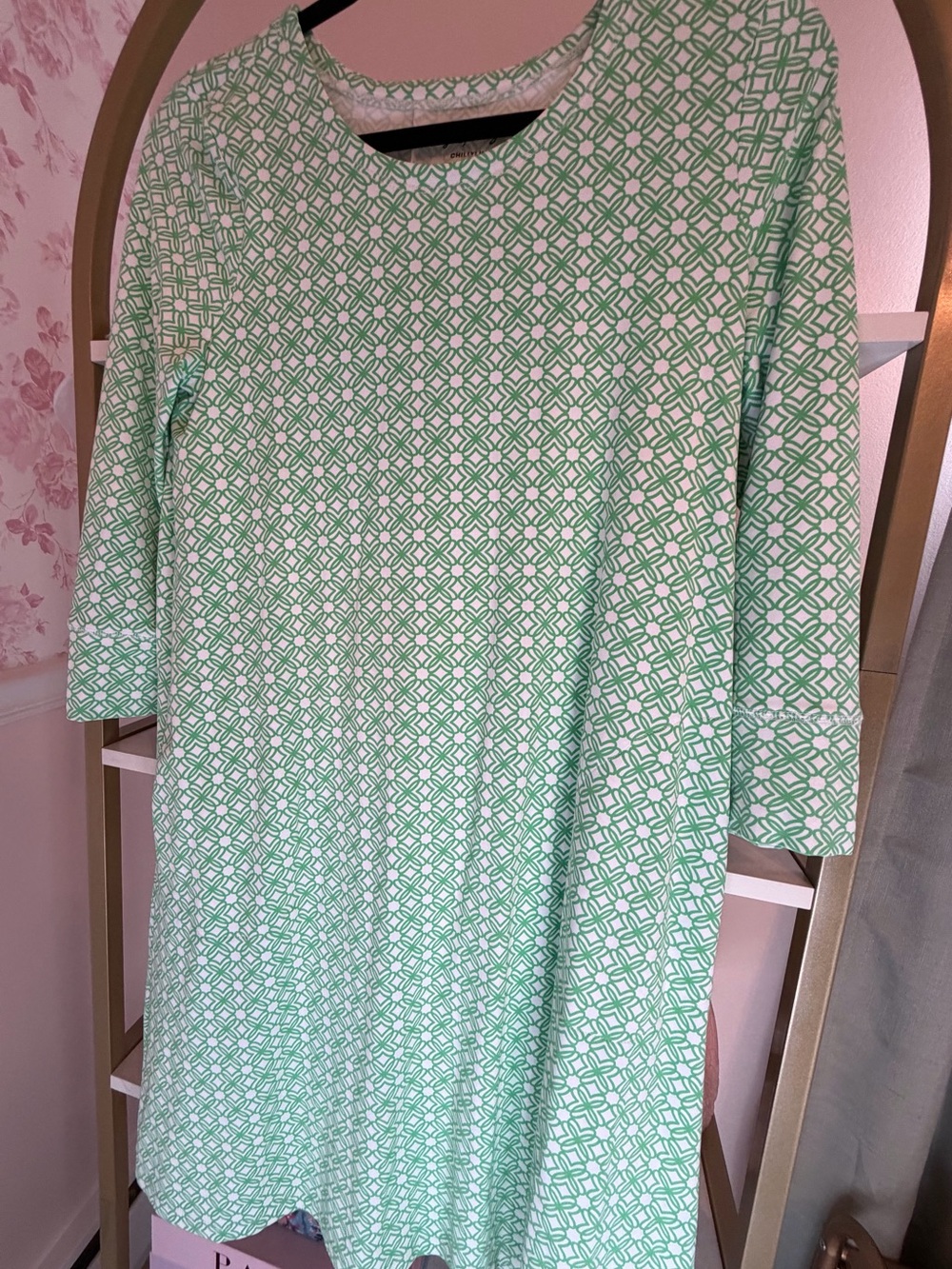 Lilly Pulitzer Green Geometric Dress
